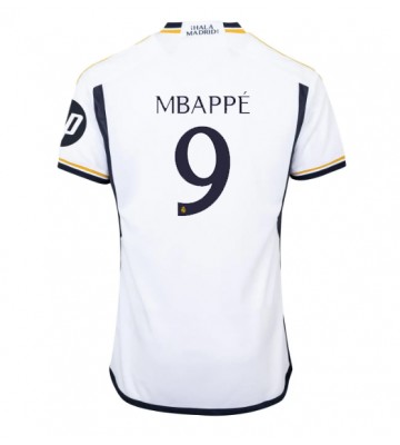 Real Madrid Kylian Mbappe #9 Hemmatröja 2023-24 Kortärmad